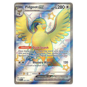 Pidgeot ex : PALDEAN FATES - 221/091