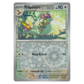 Pidgeotto : OBSIDIAN FLAMES (Reverse holo) - 163/197