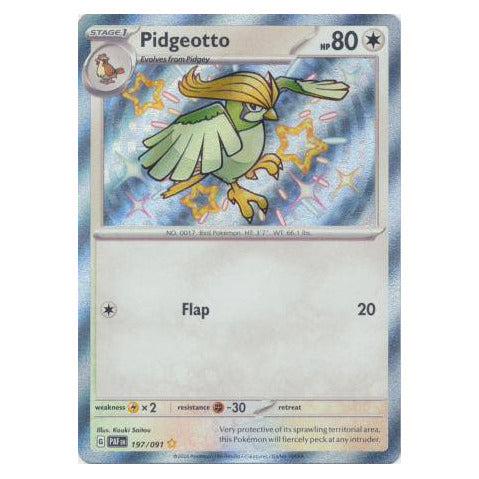 Pidgeotto : PALDEAN FATES - 197/091