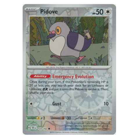 Pidove : TEMPORAL FORCES (Reverse holo) - 133/162