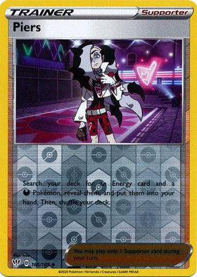 Piers : DARKNESS ABLAZE (Reverse holo) - 165/189
