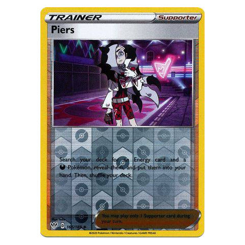 Piers : DARKNESS ABLAZE (Reverse holo) - 165/189