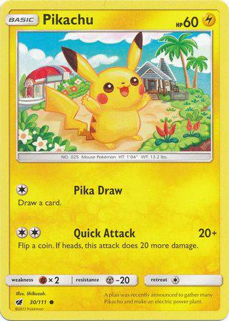 Pikachu : CRIMSON INVASION - 30/111