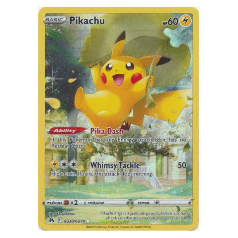 Pikachu : CROWN ZENITH - GG30/GG70