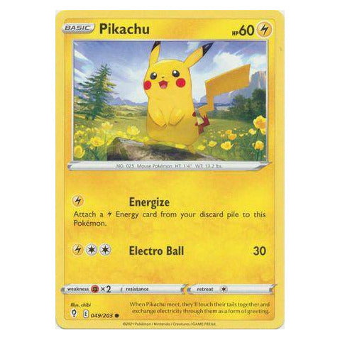 Pikachu : EVOLVING SKIES - 049/203