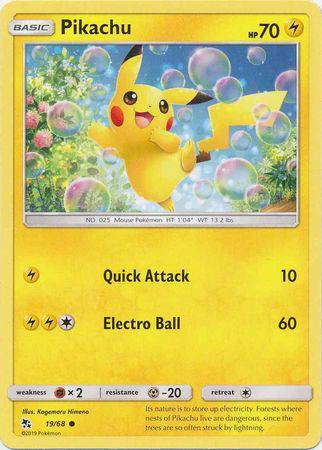 Pikachu : HIDDEN FATES - 19/68 - Lockett Labs UK