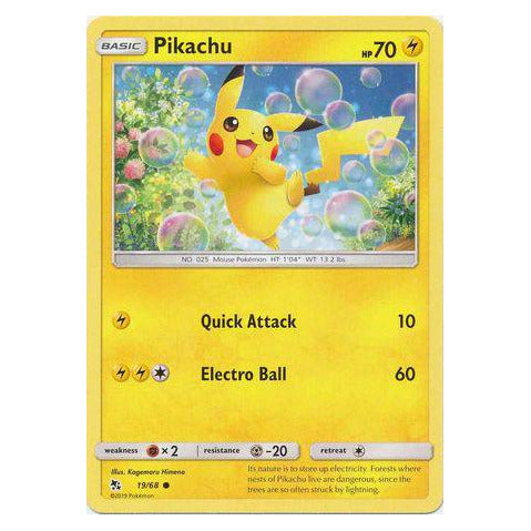Pikachu : HIDDEN FATES - 19/68