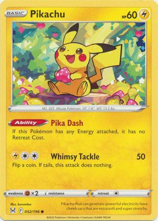 Pikachu : LOST ORIGIN - 052/196