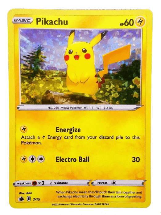 Pikachu : MCDONALDS 2022 (Holo) - 7/15