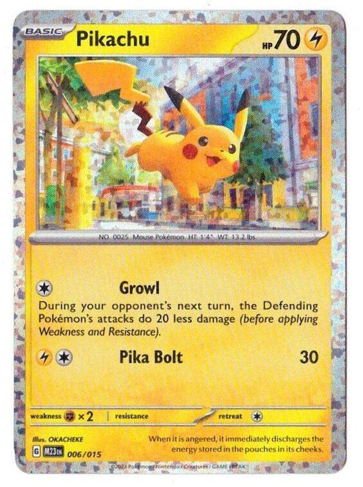 Pikachu : MCDONALDS 2023 (Holo) - 006/015