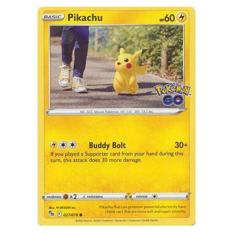 Pikachu : POKEMON GO! - 027/078