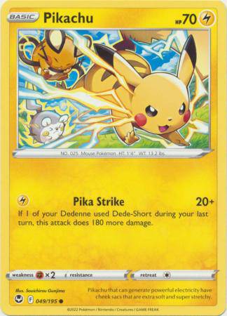 Pikachu : SILVER TEMPEST - 049/195 - Lockett Labs UK