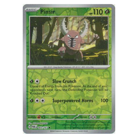 Pinsir : TWILIGHT MASQUERADE (Reverse holo) - 003/167