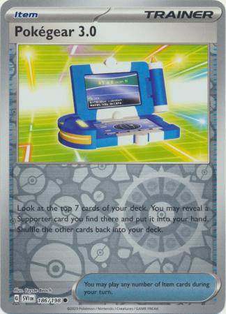 Pokegear 3.0 : SCARLET & VIOLET BASE (Reverse holo) - 186/198 - Lockett Labs UK