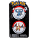 Pokemon 2 Danglers 3 Inch Figure Set Mega Charizard X & Y - Lockett Labs UK