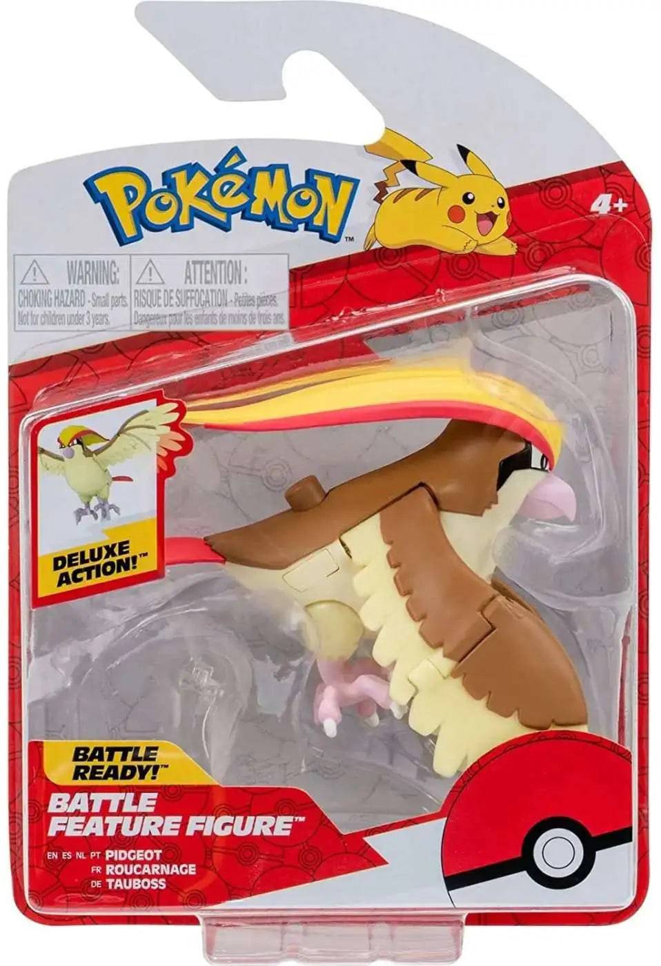 Pokémon 4.5 Inch Battle Feature Figure - Pidgeot - Lockett Labs UK