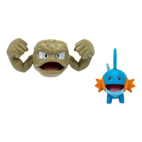 Pokémon 5cm Battle Figure 2 Pack - Geodude and Mudkip