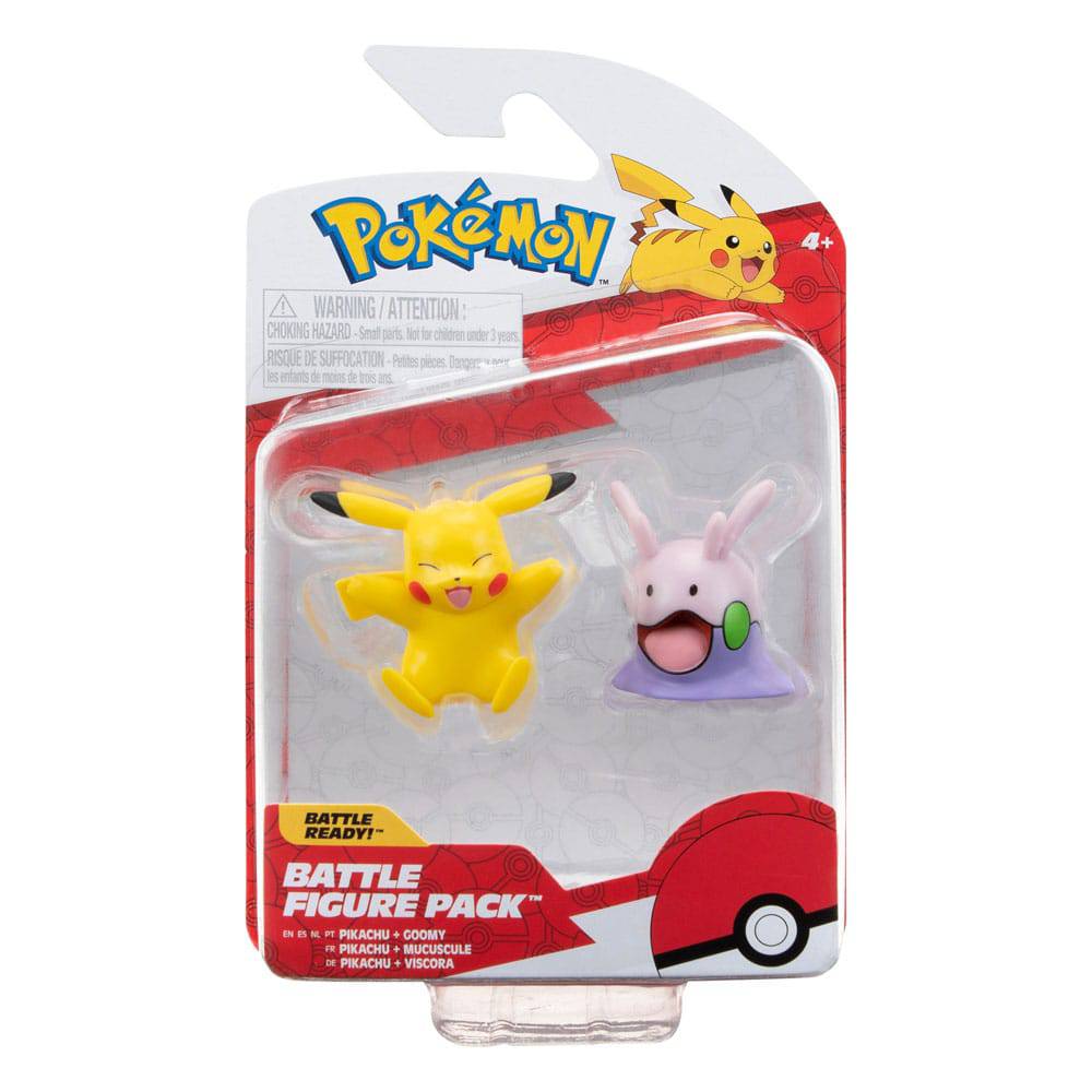 Pokémon 5cm Battle Figure 2 Pack - Pikachu and Goomy - Lockett Labs UK