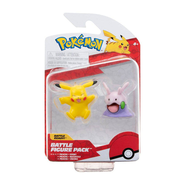 Pokémon 5cm Battle Figure 2 Pack - Pikachu and Goomy