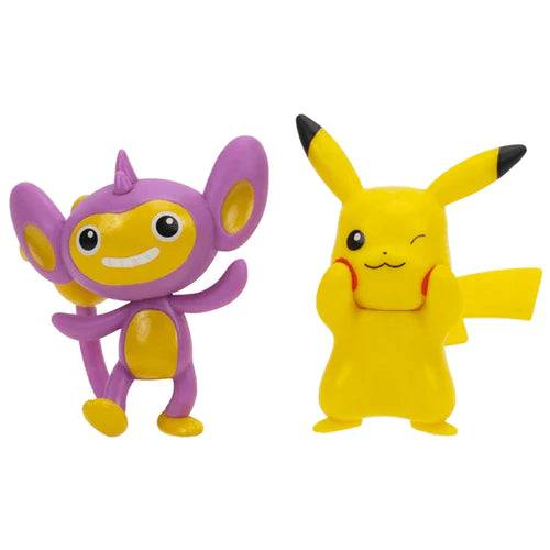 Pokemon : Battle Figure 2 Pack - Aipom + Pikachu - Lockett Labs UK