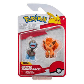 Pokemon : Battle Figure 2 Pack - Deino + Vulpix