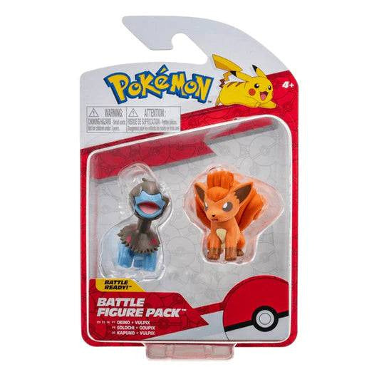 Pokemon : Battle Figure 2 Pack - Deino + Vulpix