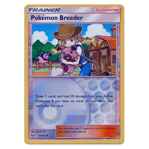 Pokemon Breeder : SHINING LEGENDS (Reverse holo) - 63/73