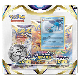 Pokemon : Brilliant Stars 3-Pack Blister - Glaceon
