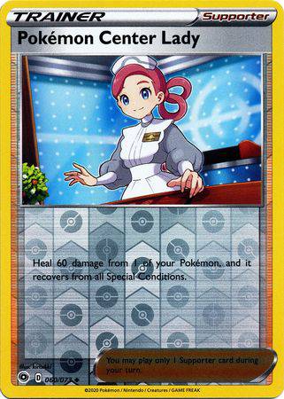 Pokemon Center Lady : CHAMPION'S PATH (Reverse holo) - 060/073