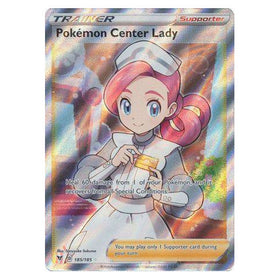 Pokemon Center Lady : VIVID VOLTAGE - 185/185