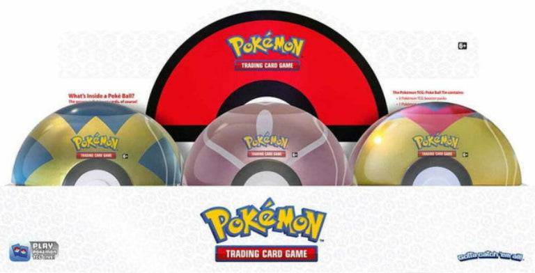 Pokémon : Poke Ball Tin - Series 8 - Lockett Labs UK
