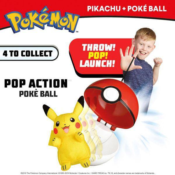 Pokémon PopAction Pikachu Pokéball - Lockett Labs UK