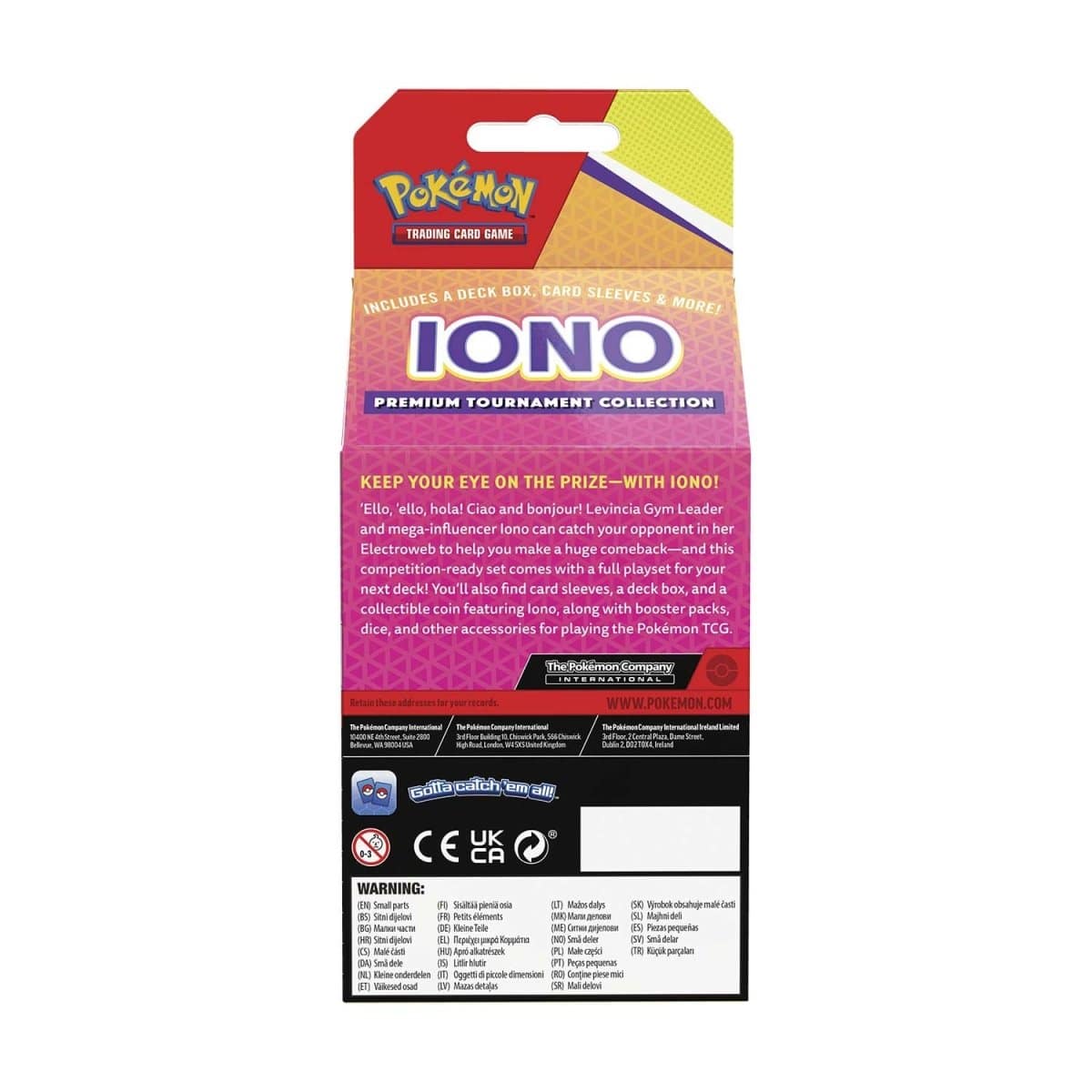 Pokemon TCG: Iono Premium Tournament Collection (Sealed case of 4) - Lockett Labs UK