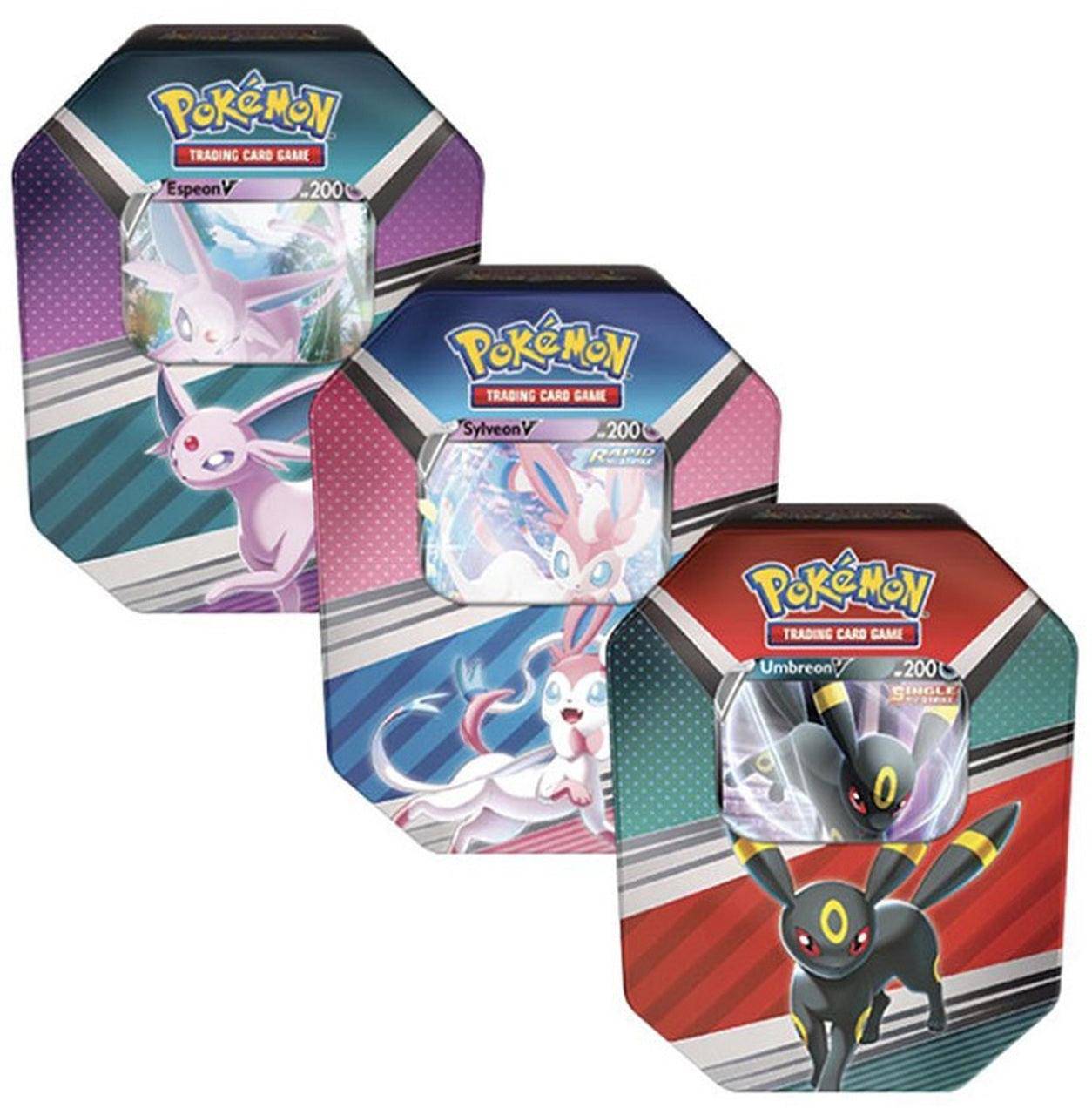 Pokemon : V Heroes Tin - Set of Three - Lockett Labs UK