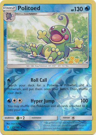 Politoed : GUARDIANS RISING (Reverse holo) - 25/145 - Lockett Labs UK