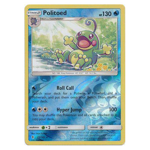 Politoed : GUARDIANS RISING (Reverse holo) - 25/145