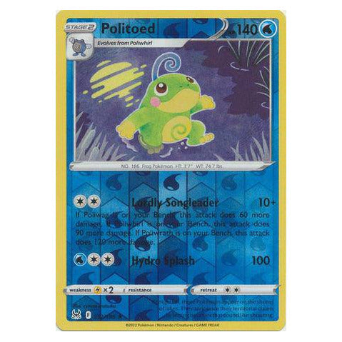 Politoed : LOST ORIGIN (Reverse holo) - 032/196
