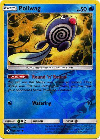 Poliwag : UNBROKEN BONDS (Reverse holo) - 36/214 - Lockett Labs UK
