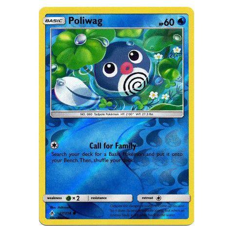Poliwag : UNBROKEN BONDS (Reverse holo) - 37/214