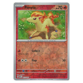 Ponyta : 151 (Reverse holo) - 077/165