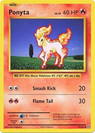 Ponyta : EVOLUTIONS - 19/108 - Lockett Labs UK