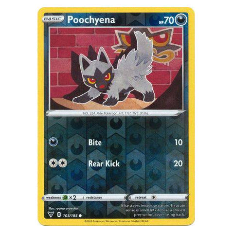 Poochyena : VIVID VOLTAGE (Reverse holo) - 103/185