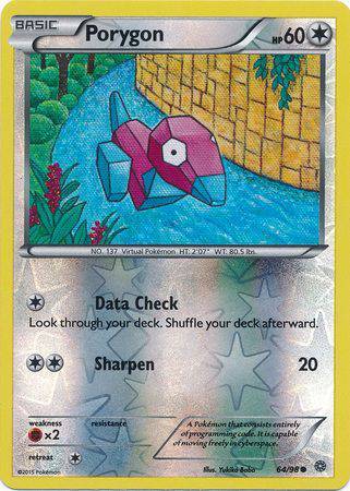Porygon : ANCIENT ORIGINS (Reverse holo) - 64/98 - Lockett Labs UK