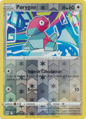 Porygon : LOST ORIGIN (Reverse holo) - 140/196