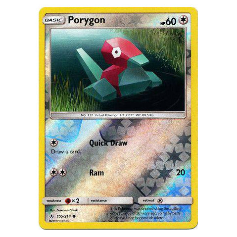 Porygon : UNBROKEN BONDS (Reverse holo) - 155/214
