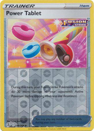 Power Tablet : FUSION STRIKE (Reverse holo) - 236/264 - Lockett Labs UK