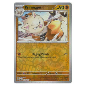 Primeape : PALDEAN FATES (Reverse holo) - 046/091