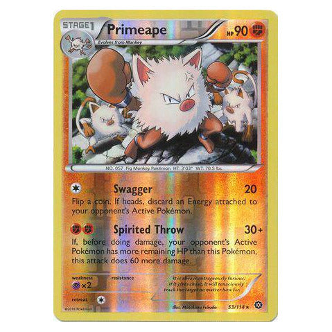 Primeape : STEAM SIEGE (Reverse holo) - 53/114