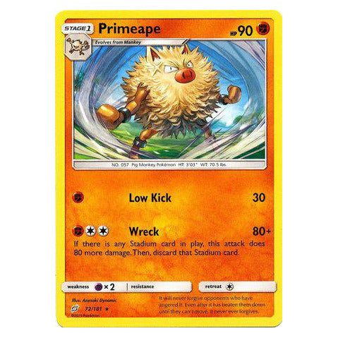 Primeape : TEAM UP - 72/181