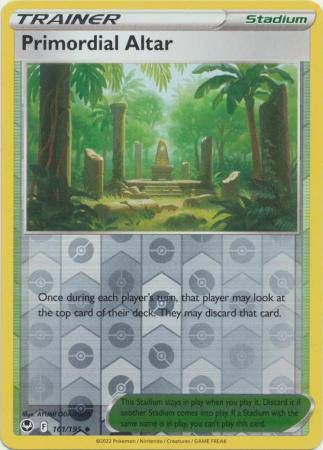 Primordial Altar : SILVER TEMPEST (Reverse holo) - 161/195 - Lockett Labs UK